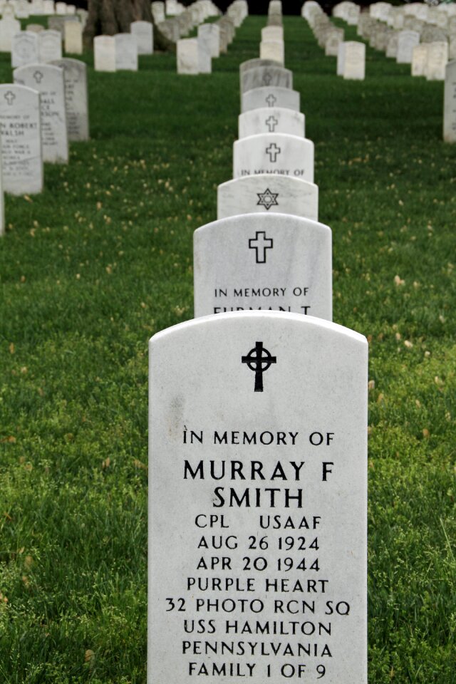 Washington memorial headstone