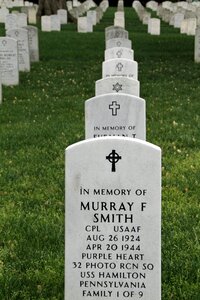 Washington memorial headstone photo