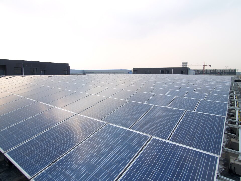 Solar power station solar power generation polycrystalline silicon