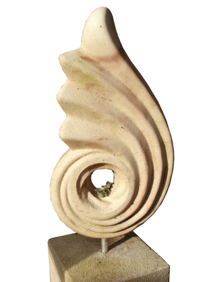 Sculpture plastic stone figure