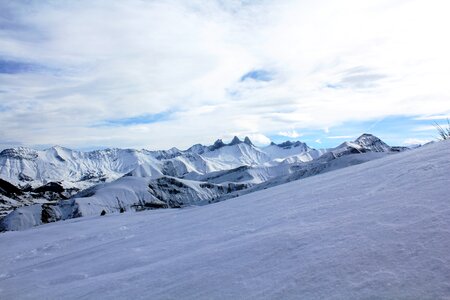 White france ski photo