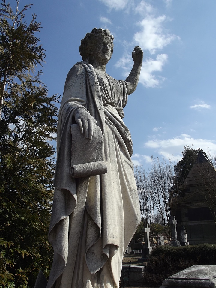 Grave yard stone sculpture monument photo