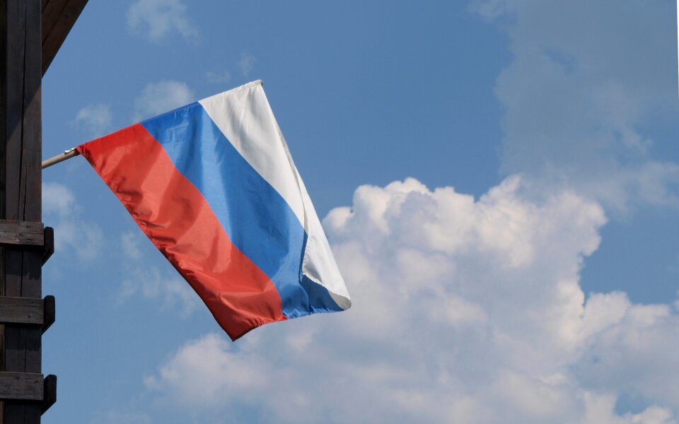 Symbol red blue white state flag