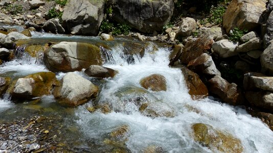 Rock whirlpool mountain photo