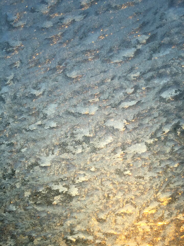 Surface frozen winter