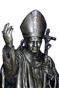 Escultuara john paul ii hoguin cuba