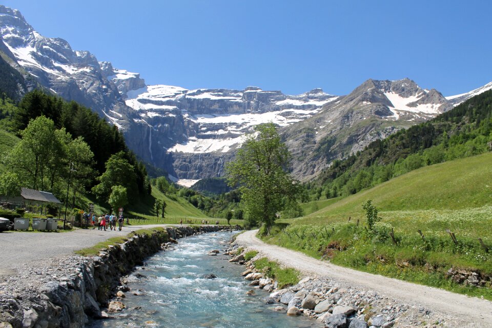 Water courses nature snow