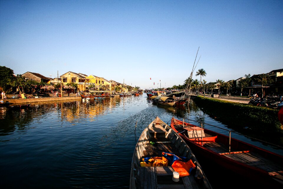 Hoi an ancient town river in hoi an lantern festival