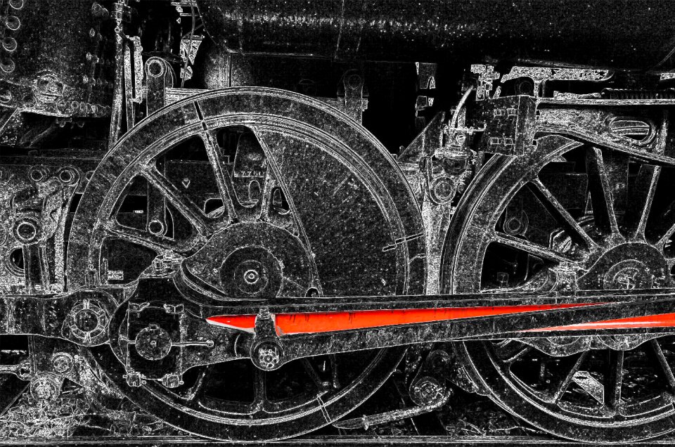 Technology railway wheel