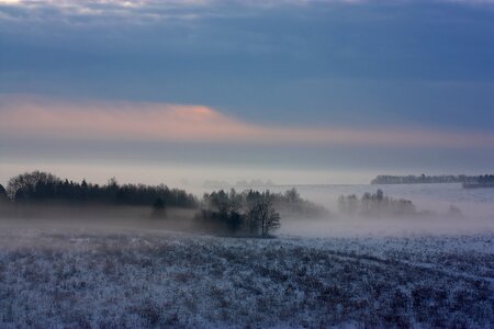 Dawn landscape nature