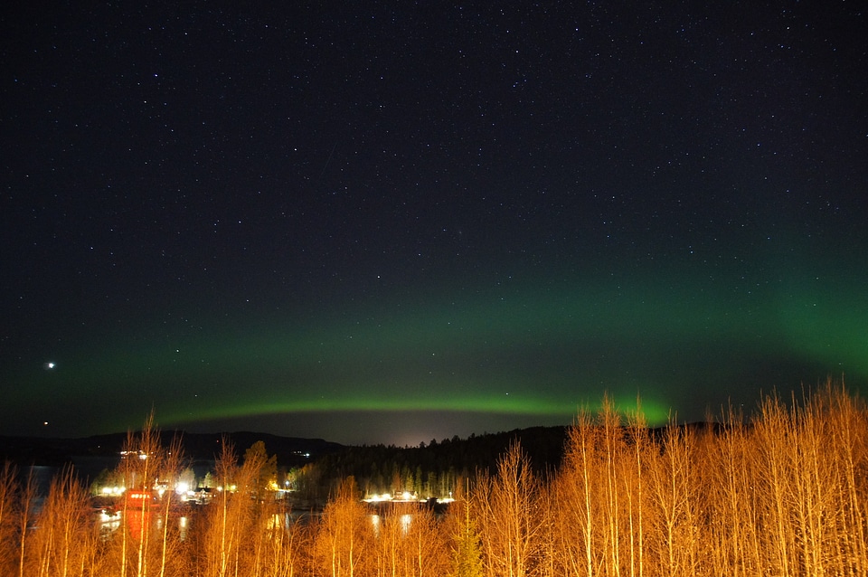 Sweden lapland aurora borealis
