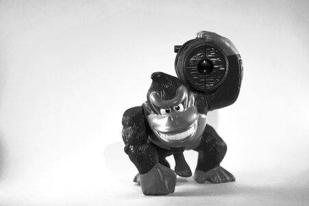 Gorilla snowman toy