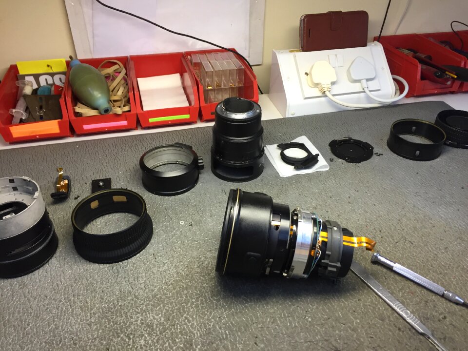 Technical digital camera lens