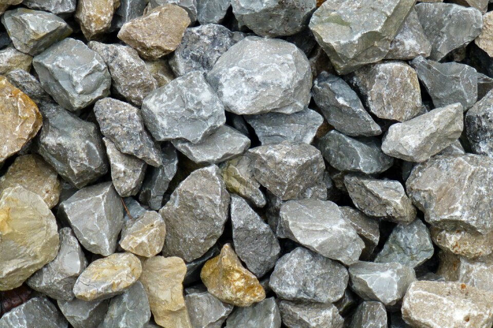 Cairn grey pebbles