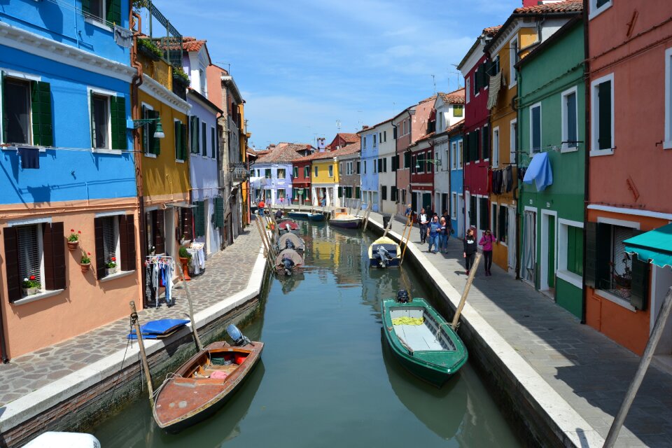 Channel boats houses