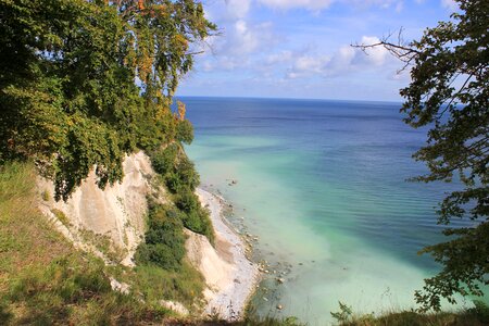 Baltic sea water blue
