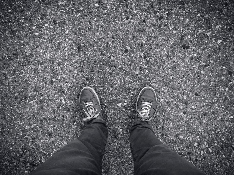 Man lifestyle foot