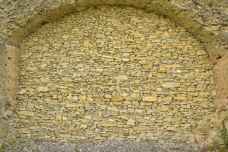 Stones layered archway