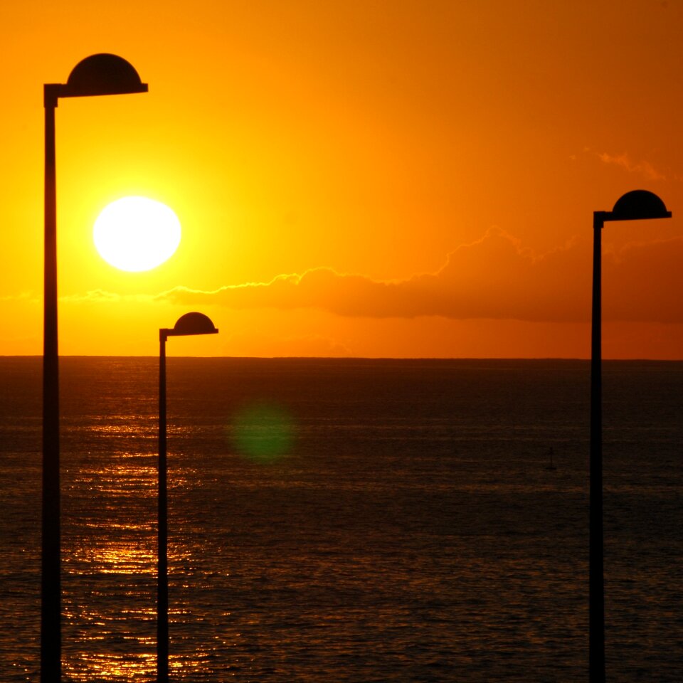 Sunbeam lantern landscape
