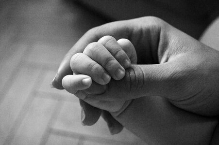 Hands child love