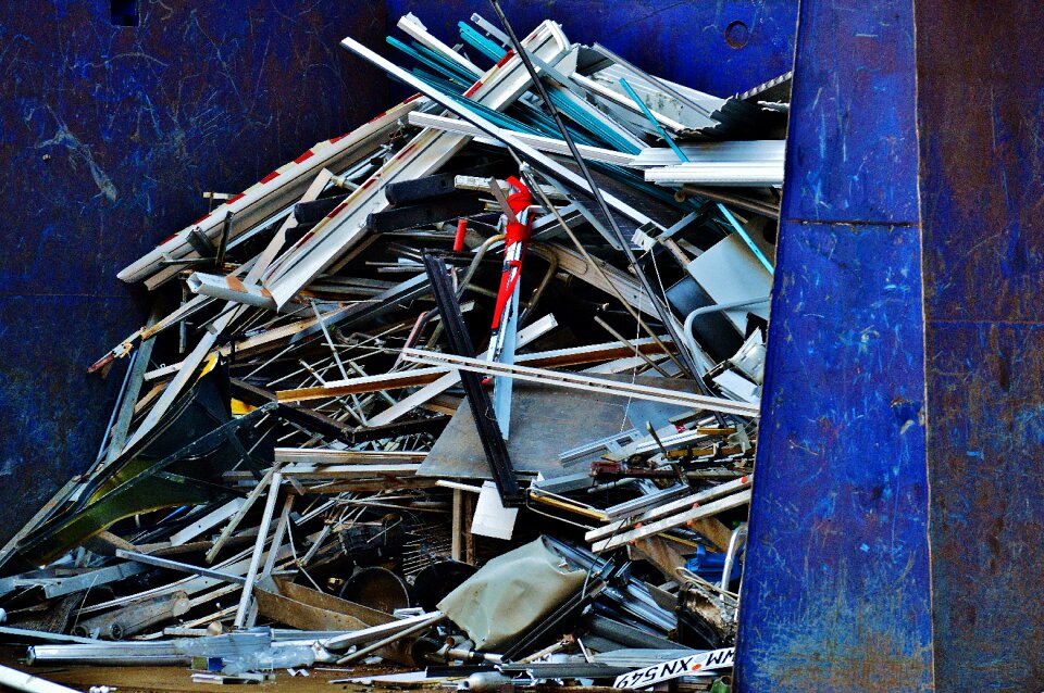 Scrap iron recycling metal