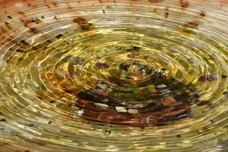 Clear background water feature