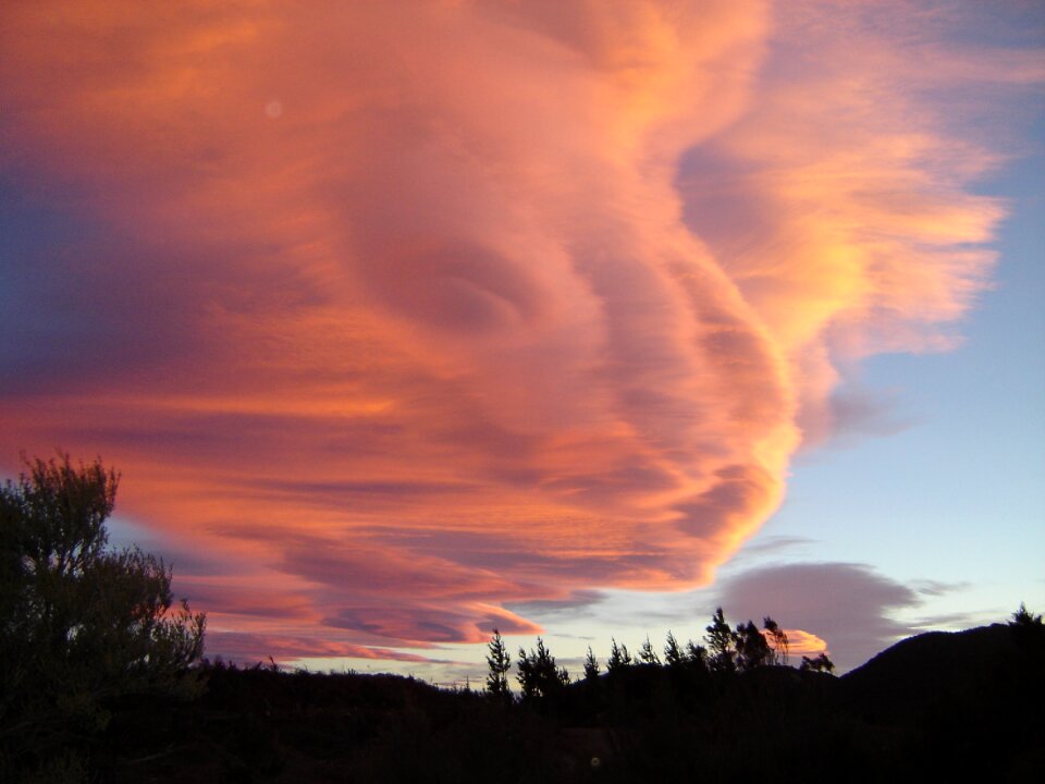 Nature clouds evening