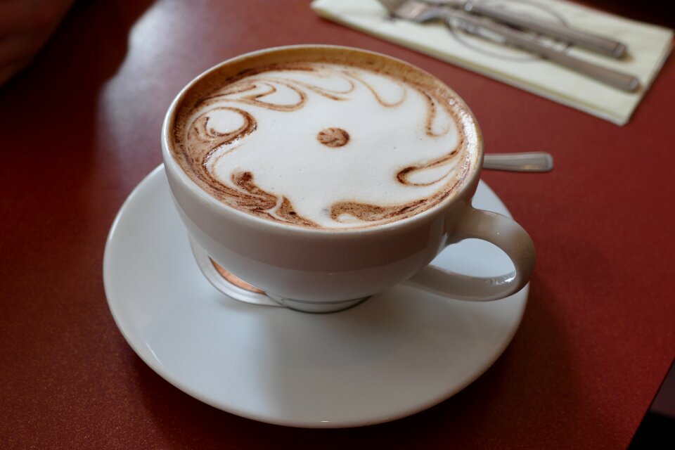 Nice pattern cozy coffee time