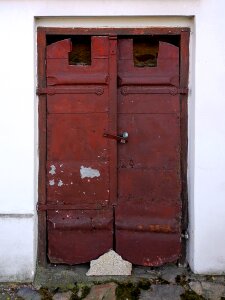 The old door house old building