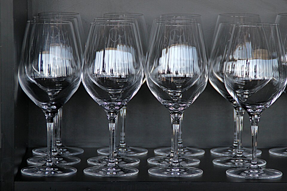 Stemware tasting wine glasses
