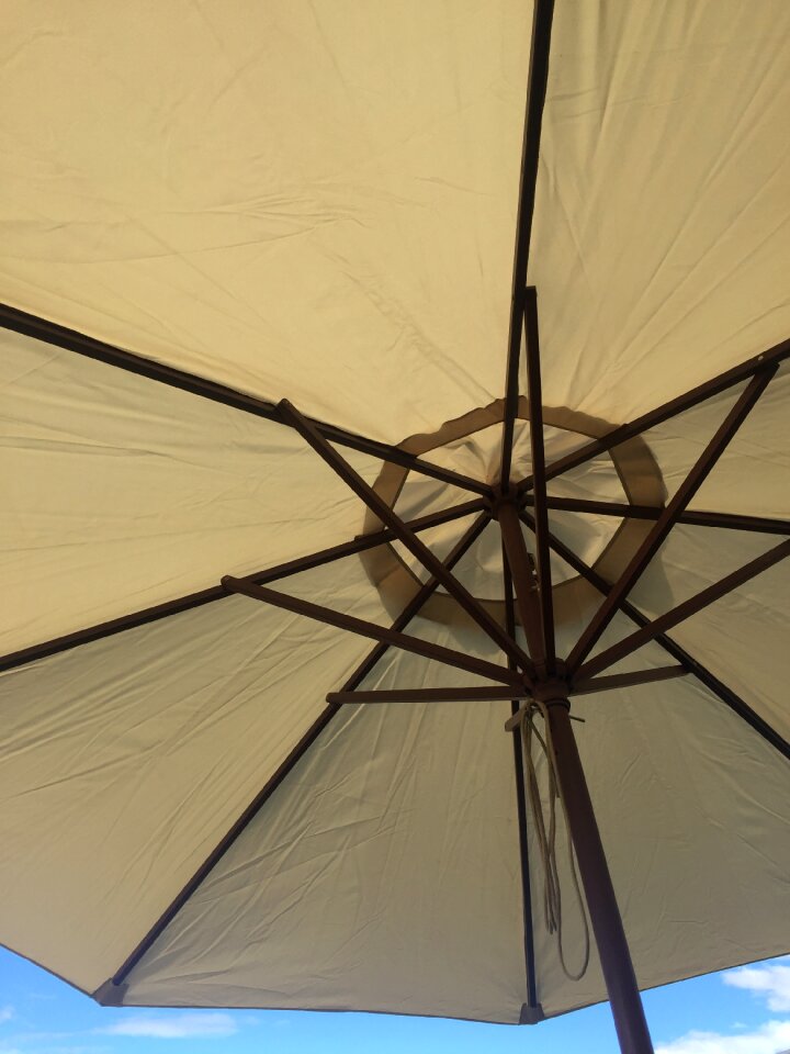 Summer brown umbrella