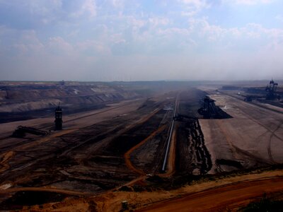 Open pit mining mine commodity photo