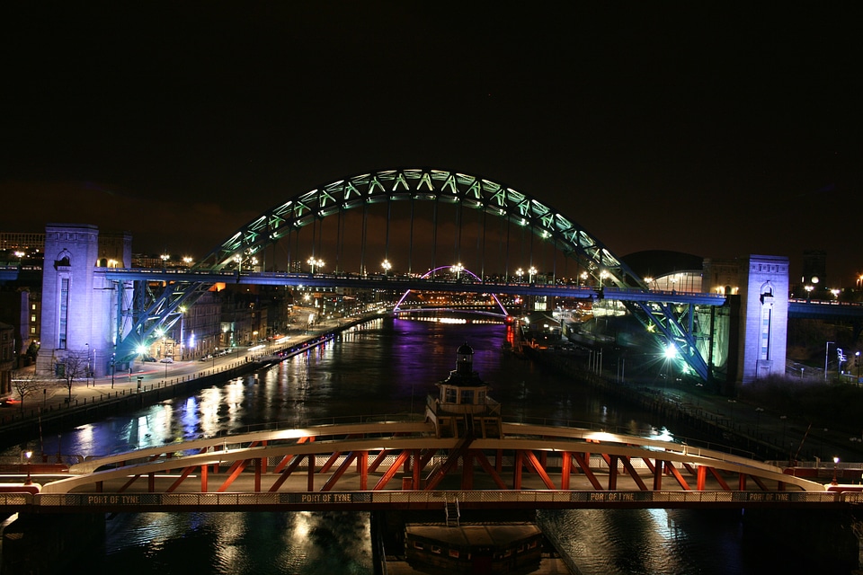 Gateshead night scenic