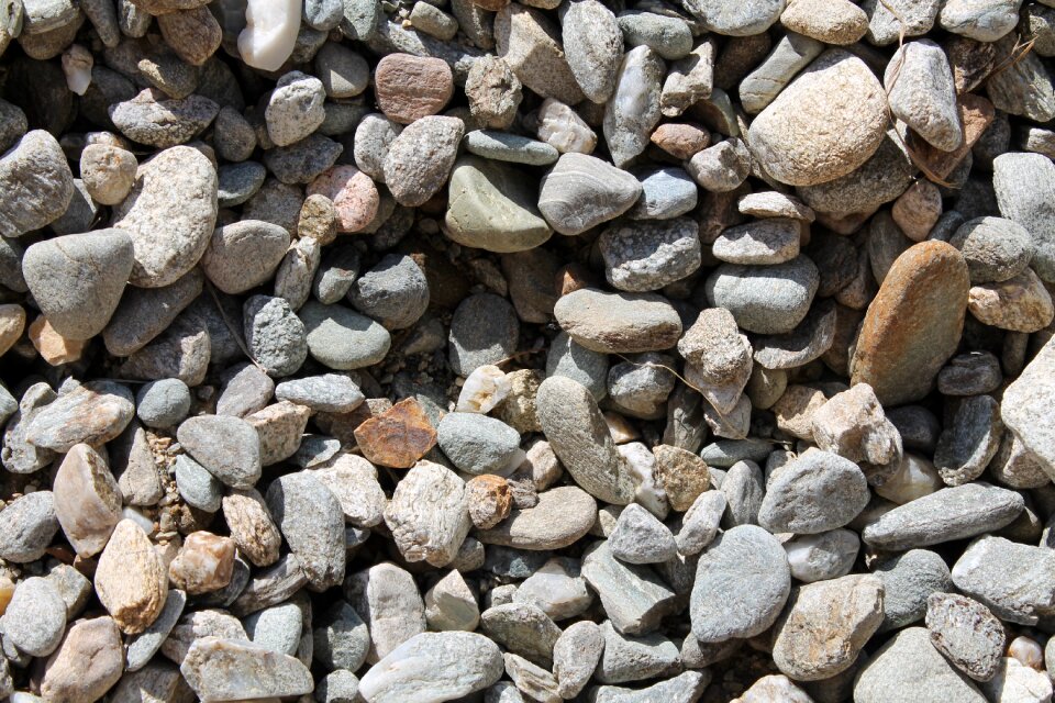 Nature pebble rocks