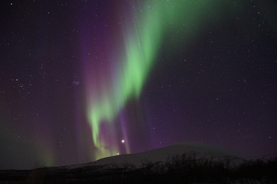 Aurora borealis kiruna abisko