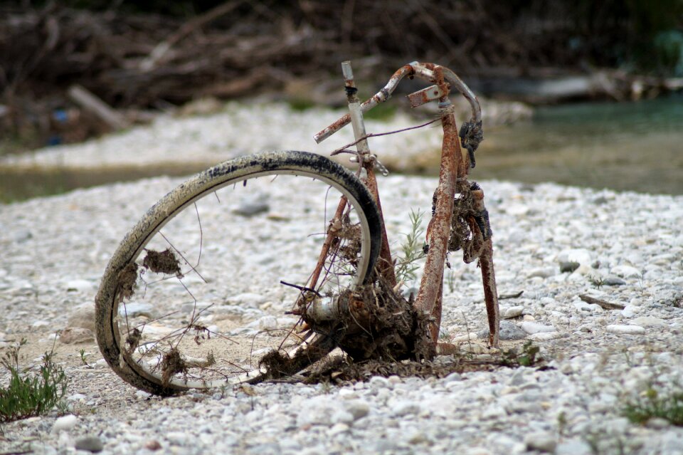 Rust scrap metal broken