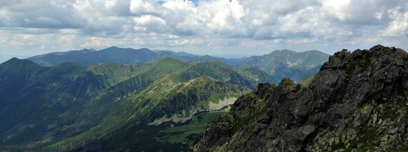 Tatry the high tatras landscape