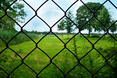 Wire fence wiremesh closed photo