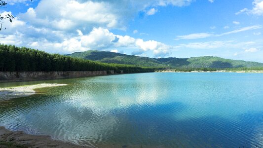 Blue sky nature beautiful landscape photo