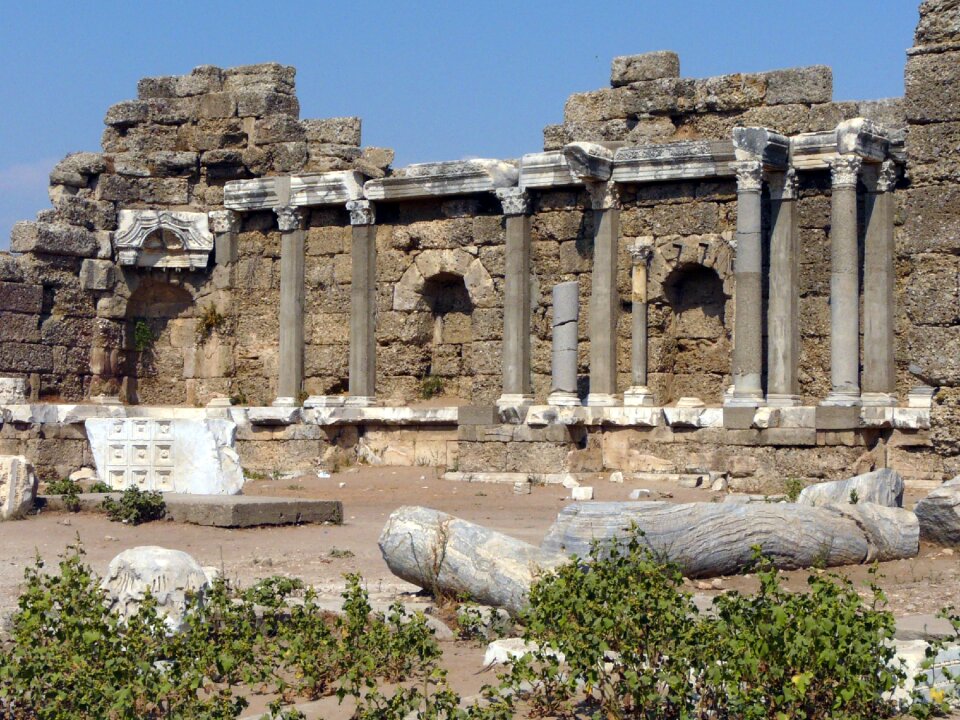 Ruins antiquity building