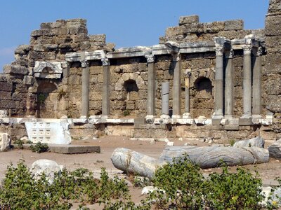 Ruins antiquity building
