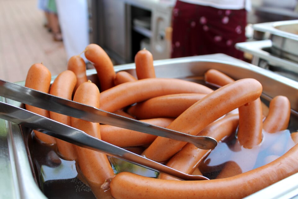 Street food hot dog fast food