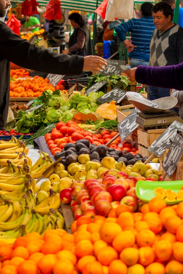 Vegetable market sale