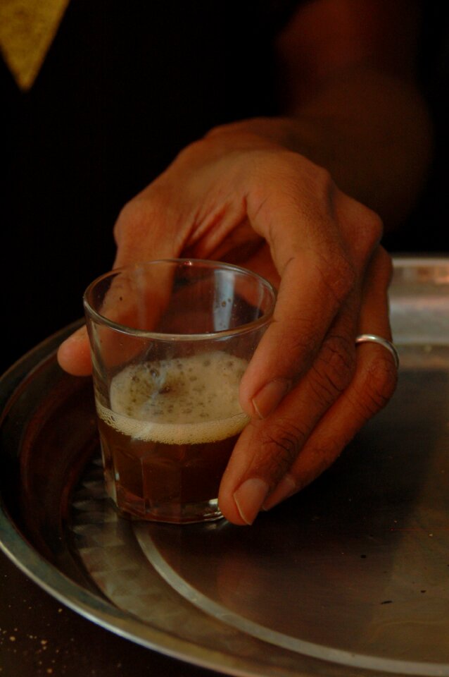 Morrrocan style hand drink