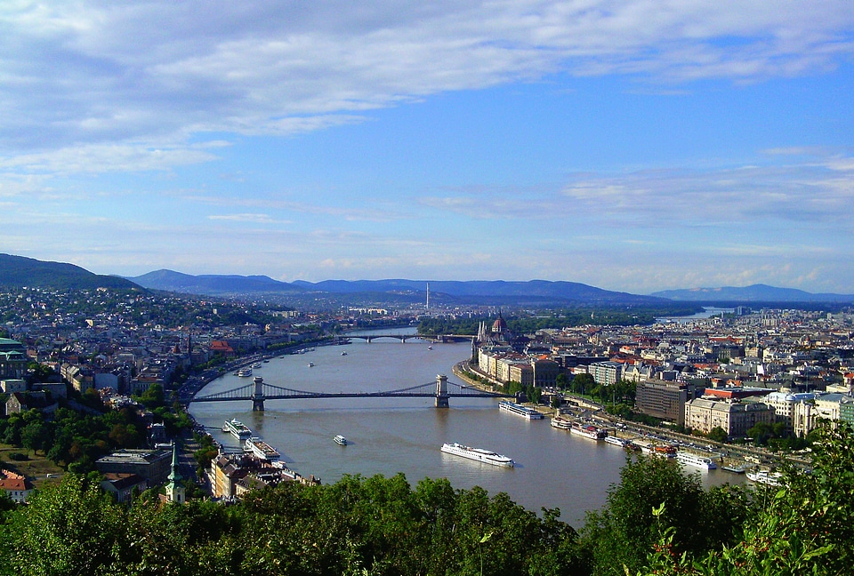 Budapest summer panorama