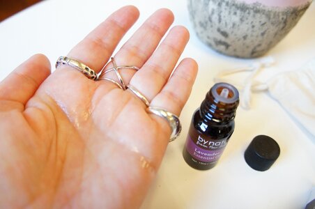 Lavender oil rings