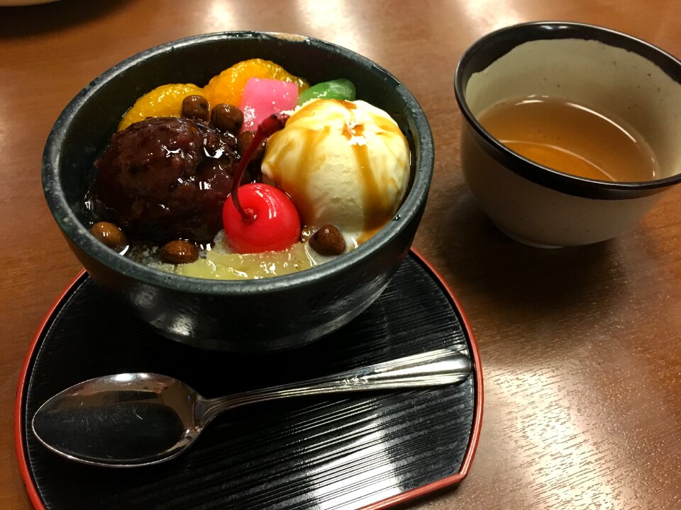 Toraya cream anmitsu suites