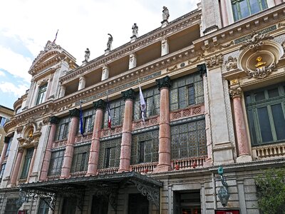 Main entrance north side flags