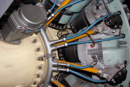Museum radial engine