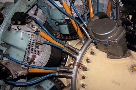 Museum radial engine